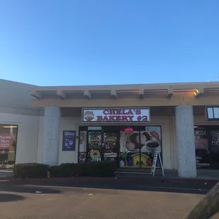 Outside store