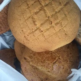 Whole wheat conchas