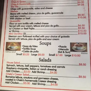Menu as of 4/6/24
