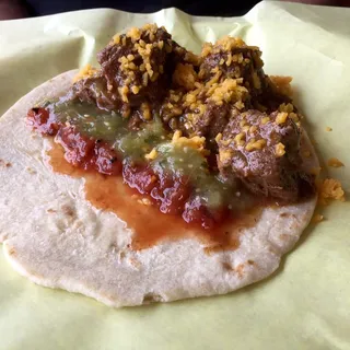 Carne guisada Taco