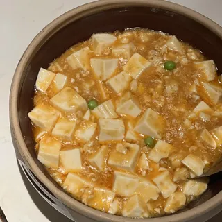 Minced crab meat tofu stew