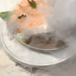 Steamed prawns