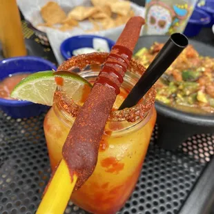 Mangonada (sweet and easy patio drink)