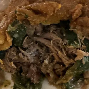 Shredded beef, Chile Relleno