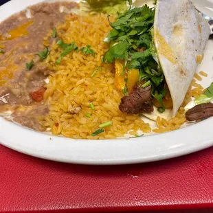 Quesadilla with extra cilantro