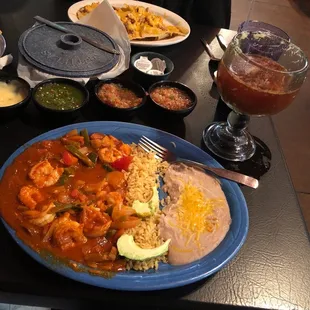 mexican food and drinks