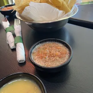 Nice warm up for the meal - complementary queso, chips and salsa. You can always ask for a side of habanero salsa.