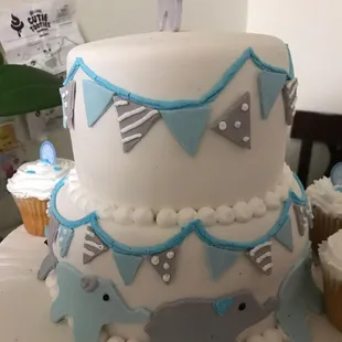 a three tiered cake