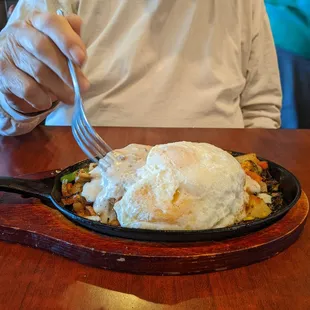 Chicken fried steak skillet