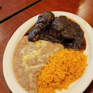 My mother love the chicken mole!!!