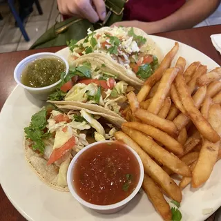 3 Piece Fish Tacos