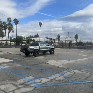 Back lot parking