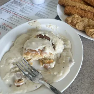 Biscuits and gravy