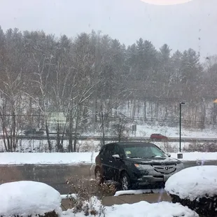 View of the Hocking Hills area from our booth