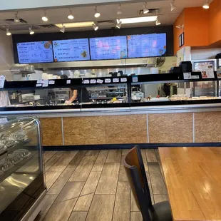 View of a very clean counter