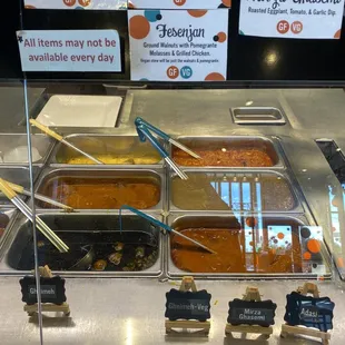 Persian stew selections