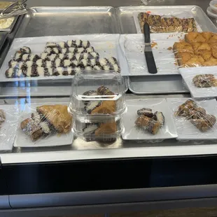 Pastries and desserts.