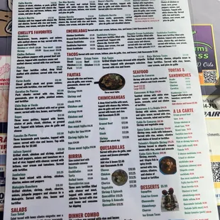 menu, sushi and sashimi