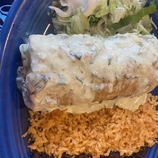Shrimp Chimichanga