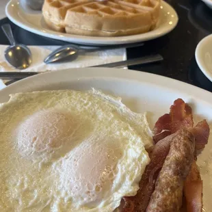 Waffle breakfast...