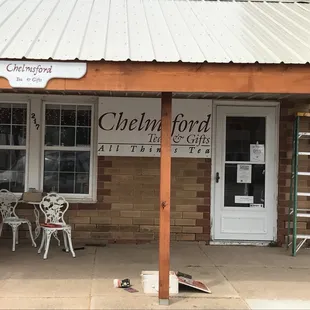 the front of the shop