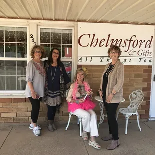 three women and a child