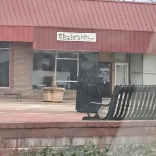 View of the storefront on Mayfield