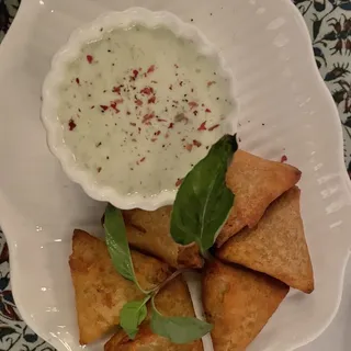 Petite Chicken Samosas