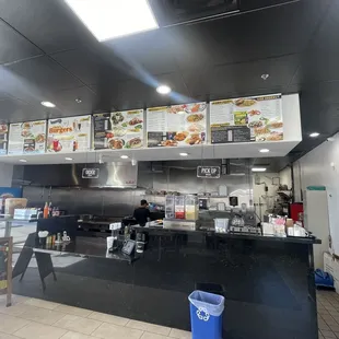 Order counter &amp; menu