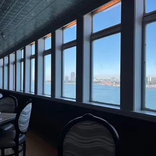 View from the dining area