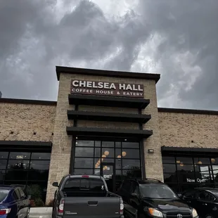 the outside of the building