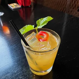 Peach bourbon sour omg yes