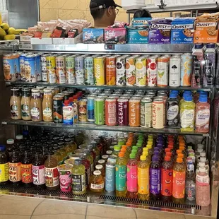 One of many drink stands