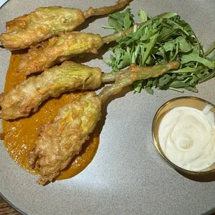 Crispy Squash Blossoms