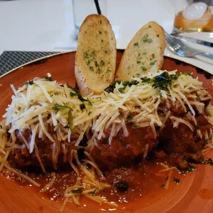 The meatball appetizer is huge!