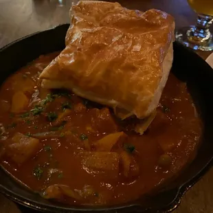 Curry vegetable pot pie