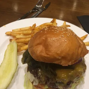 Green Chile Burger