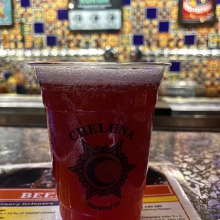 Sangria hard seltzer