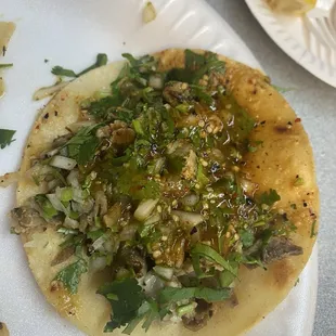 Taco size...2 tortillas