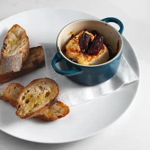 Baked Feta photographed by @damoneats