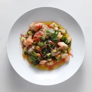 Gulf Fish &amp; Shrimp Ceviche photographed by @damoneats