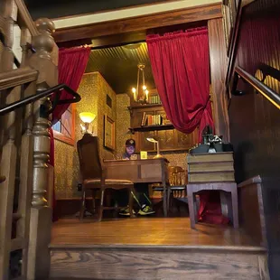 We had our own little VIP retro suite upstairs