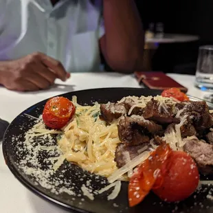 a plate of food on a table