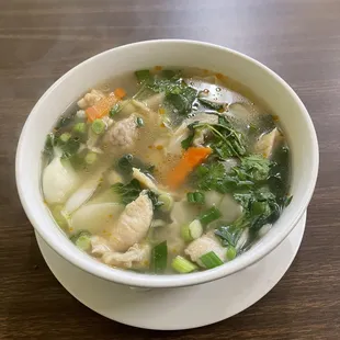 Chicken wonton soup