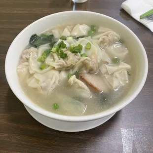 Nothing beats a steaming bowl of house special wonton soup on a wintry evening.
