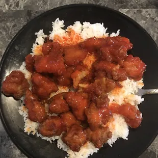 Sweet and sour chicken