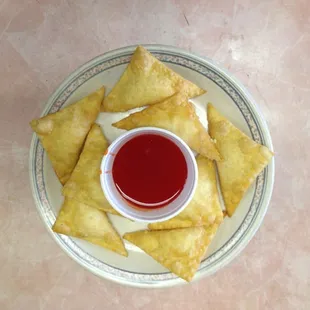$3.95 Crab Rangoon 8Cream Cheese Wonton
