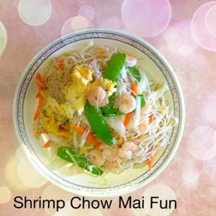 $8.25 Shrimp Chow Mei Funskinny Rice Noodle