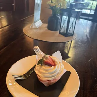 Strawberry cupcake