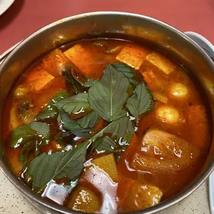 Curry Tam Yam (44A w/ tofu)